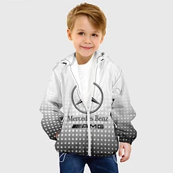 Куртка с капюшоном детская Mercedes-Benz, цвет: 3D-белый — фото 2