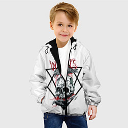 Куртка с капюшоном детская In Flames, цвет: 3D-черный — фото 2