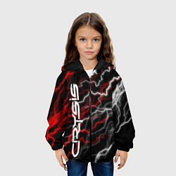 Куртка с капюшоном детская CRYSIS, цвет: 3D-черный — фото 2