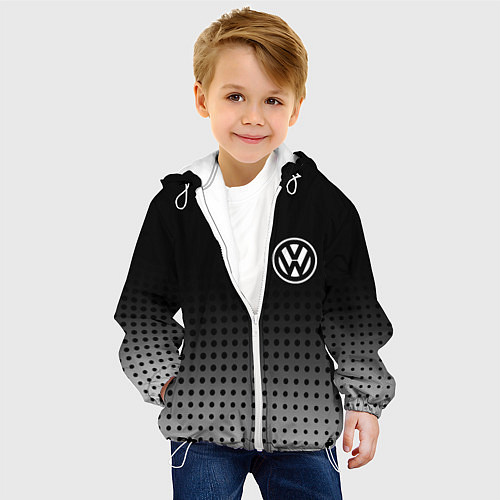 Детская куртка Volkswagen / 3D-Белый – фото 4