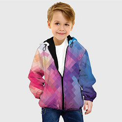 Куртка с капюшоном детская Пикси, цвет: 3D-черный — фото 2