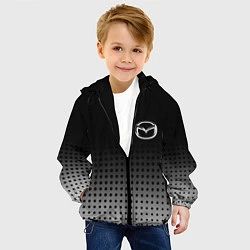 Куртка с капюшоном детская Mazda, цвет: 3D-черный — фото 2