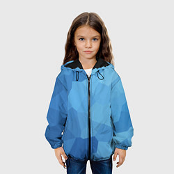 Куртка с капюшоном детская Пикси кристаллы, цвет: 3D-черный — фото 2