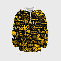Детская куртка ЛОГОТИПЫ РОК ГРУПП