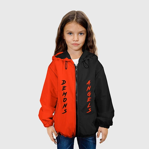 Детская куртка AngelsDemons / 3D-Черный – фото 3