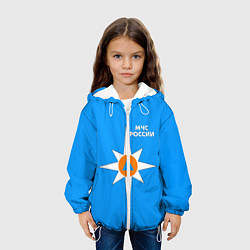 Куртка с капюшоном детская МЧС России, цвет: 3D-белый — фото 2