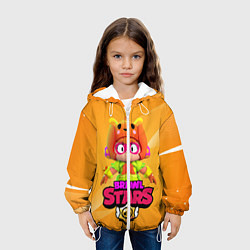 Куртка с капюшоном детская БЕА BRAWL STARS, цвет: 3D-белый — фото 2