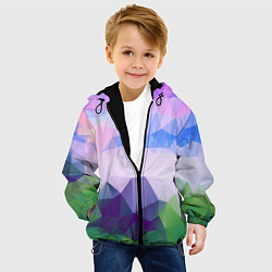 Куртка с капюшоном детская ЦВЕТА, цвет: 3D-черный — фото 2