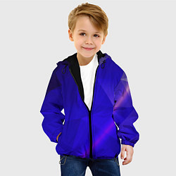 Куртка с капюшоном детская LINE, цвет: 3D-черный — фото 2