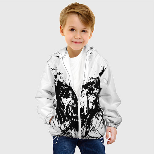 Детская куртка Зверь / 3D-Белый – фото 4