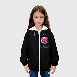 Куртка с капюшоном детская GOOBA - 6ix9ine, цвет: 3D-белый — фото 2