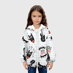Куртка с капюшоном детская Ты рокер, цвет: 3D-белый — фото 2