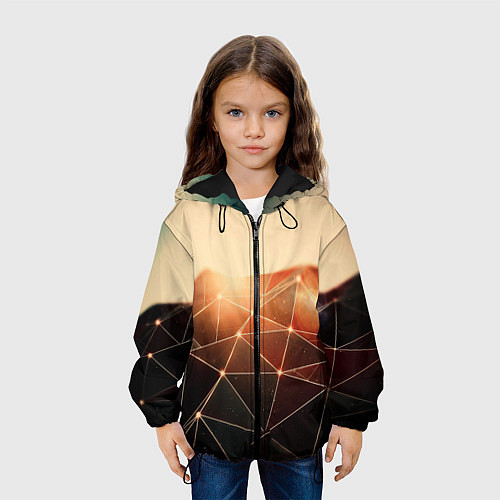 Детская куртка ABSTRACT DIGITAL / 3D-Черный – фото 3