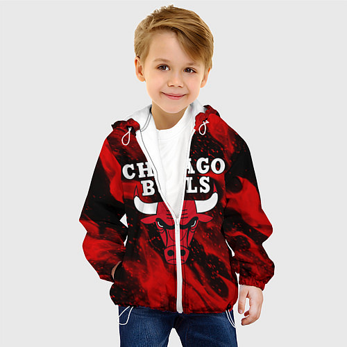 Детская куртка CHICAGO BULLS / 3D-Белый – фото 4