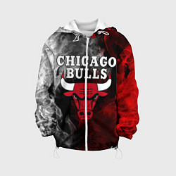 Куртка с капюшоном детская CHICAGO BULLS, цвет: 3D-белый