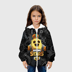 Куртка с капюшоном детская Brawl Stars Robot Spike, цвет: 3D-белый — фото 2