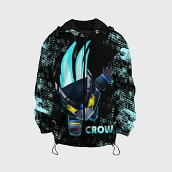 Куртка с капюшоном детская Brawl Stars CROW, цвет: 3D-черный