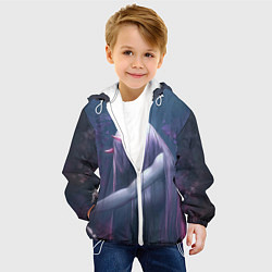 Куртка с капюшоном детская DARLING IN THE FRANXX, цвет: 3D-белый — фото 2