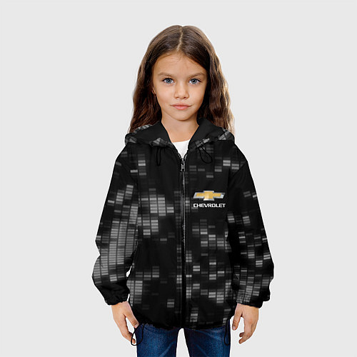 Детская куртка CHEVROLET / 3D-Черный – фото 3