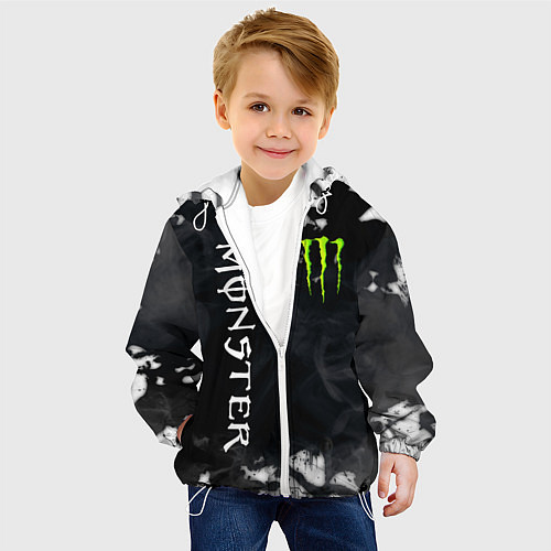 Детская куртка MONSTER ENERGY / 3D-Белый – фото 4