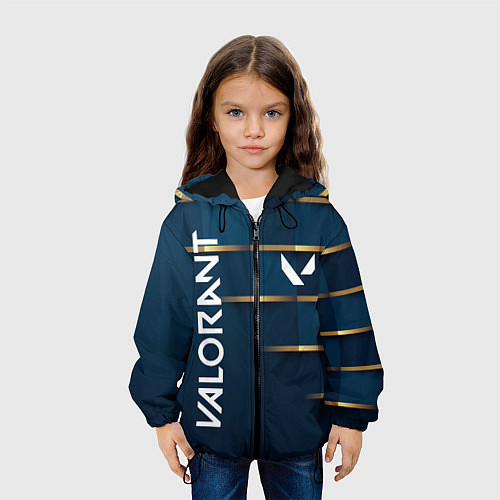 Детская куртка Valorant / 3D-Черный – фото 3