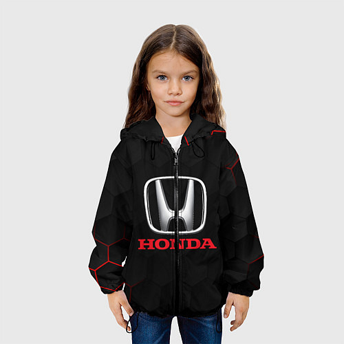 Детская куртка HONDA / 3D-Черный – фото 3