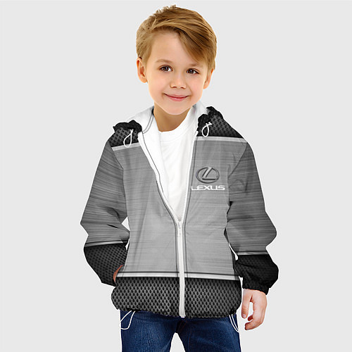 Детская куртка LEXUS / 3D-Белый – фото 4