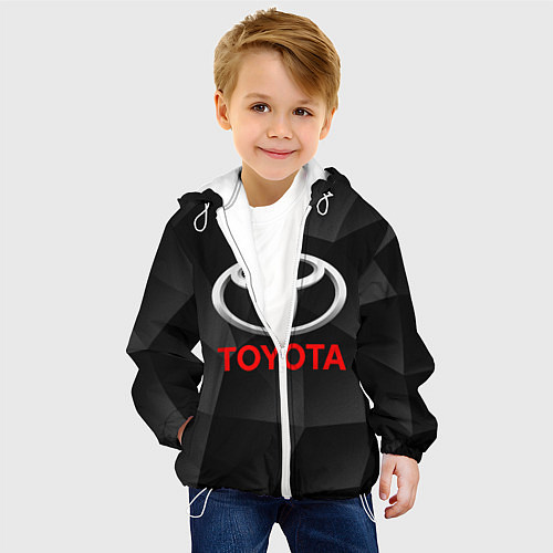Детская куртка TOYOTA / 3D-Белый – фото 4