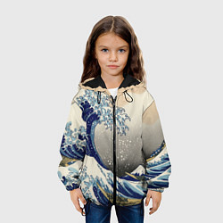 Куртка с капюшоном детская ЯПОНСКАЯ КАРТИНА, цвет: 3D-черный — фото 2