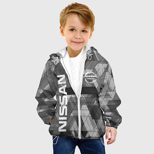 Детская куртка NISSAN / 3D-Белый – фото 4