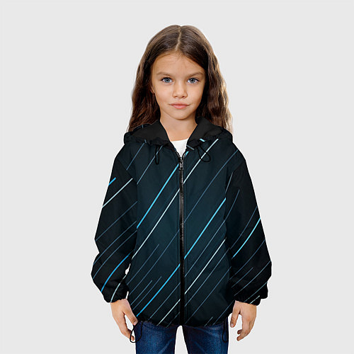 Детская куртка Абстракция / 3D-Черный – фото 3