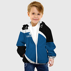 Куртка с капюшоном детская Russia, цвет: 3D-белый — фото 2