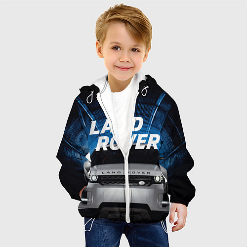 Детская куртка LAND ROVER / 3D-Белый – фото 4