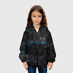 Куртка с капюшоном детская MAZDA, цвет: 3D-черный — фото 2