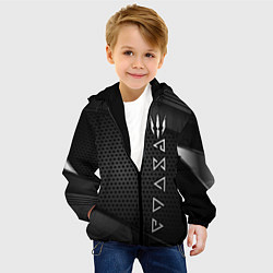 Куртка с капюшоном детская The Witcher, цвет: 3D-черный — фото 2