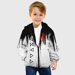 Куртка с капюшоном детская The Witcher, цвет: 3D-черный — фото 2