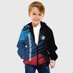 Куртка с капюшоном детская BMW MOTORSPORT, цвет: 3D-черный — фото 2