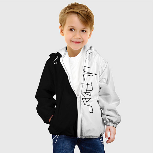 Детская куртка Lil peep / 3D-Белый – фото 4