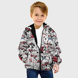 Куртка с капюшоном детская HELLTAKER, цвет: 3D-черный — фото 2