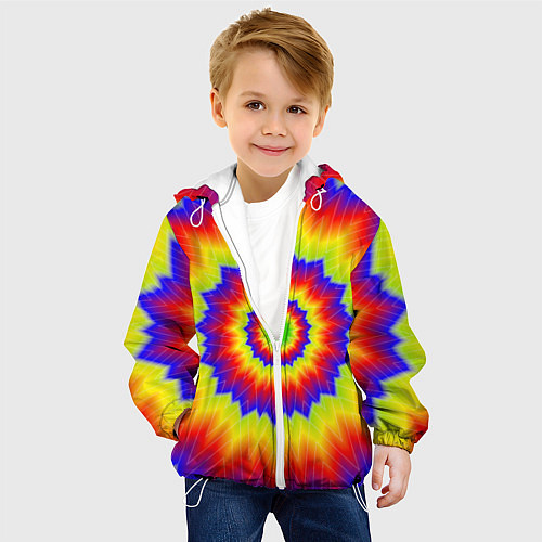 Детская куртка Tie-Dye / 3D-Белый – фото 4