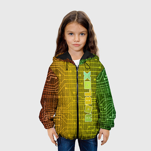 Детская куртка Roblox / 3D-Черный – фото 3