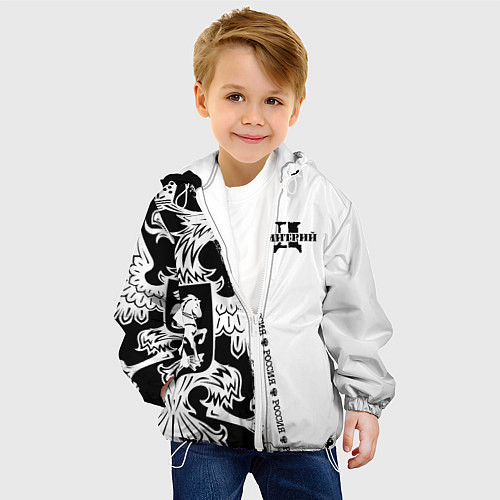 Детская куртка Дмитрий / 3D-Белый – фото 4