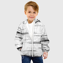 Куртка с капюшоном детская РЕЗКИЕ ШТРИХИ, цвет: 3D-белый — фото 2