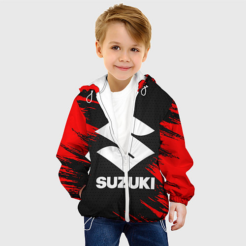 Детская куртка SUZUKI / 3D-Белый – фото 4