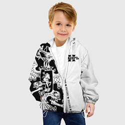 Куртка с капюшоном детская Игорь, цвет: 3D-белый — фото 2