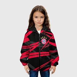 Куртка с капюшоном детская BAYERN MUNCHEN, цвет: 3D-черный — фото 2