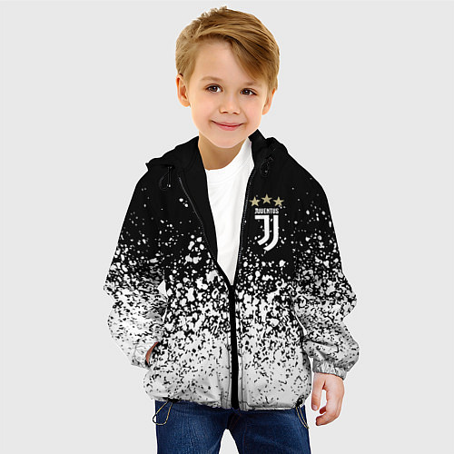 Детская куртка JUVENTUS / 3D-Черный – фото 4