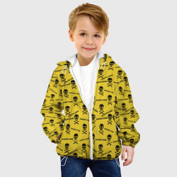 Куртка с капюшоном детская Опасная Зона, цвет: 3D-белый — фото 2