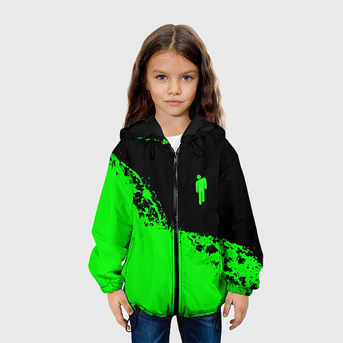 Детская куртка Billie Eilish / 3D-Черный – фото 3