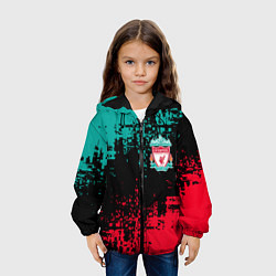 Куртка с капюшоном детская LIVERPOOL, цвет: 3D-черный — фото 2